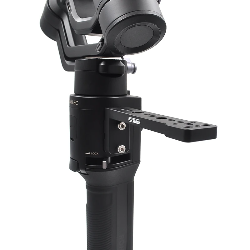 DJI Ronin SC Ronin-S Аксессуары Расширенный кронштейн монитора светодиодный видео свет монтажная пластина с холодным башмаком 3/8 1/4 дюйма адаптер