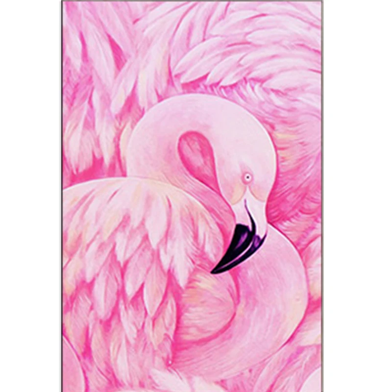 100% Полный 5D Diy Daimond картина &quotфламинго&quot 3D Алмазная круглые стразы Бриллиантовая
