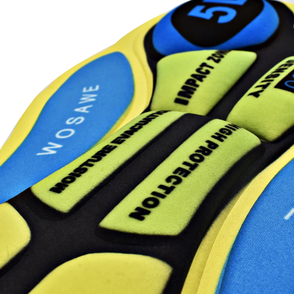 Вело шорты WOSAWE нижнее белье подушки противоударные 5D велосипедная база подушка 9D