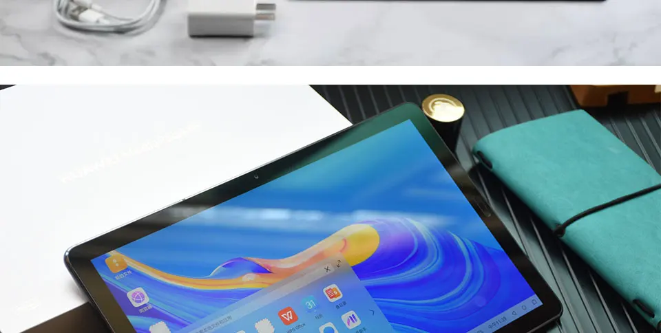 Huawei Mediapad M6 10,8 ''Kirin 980 Восьмиядерный планшетный ПК Android 9,0 7500 мАч отпечаток пальца Google play четыре динамика GPU Turbo 3,0