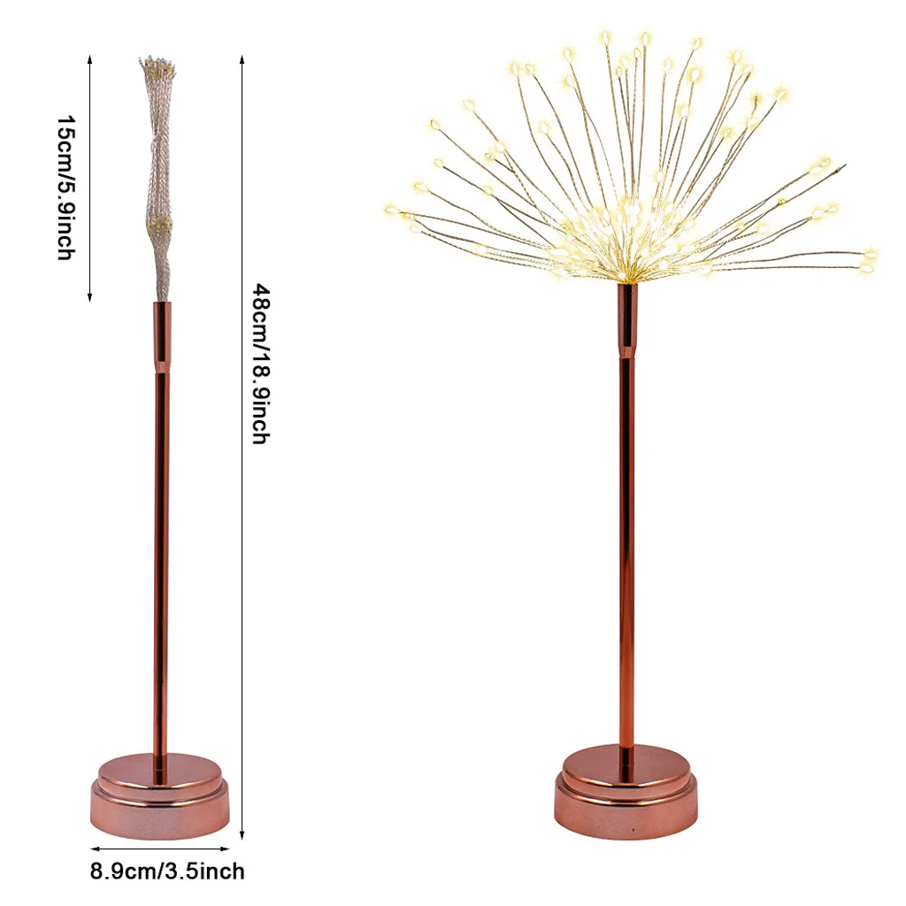 

Firework Lights Garden Light 40 LED Lights Battery powered by Garden courtyard Home bedroom Decoration festival Fairy Lights