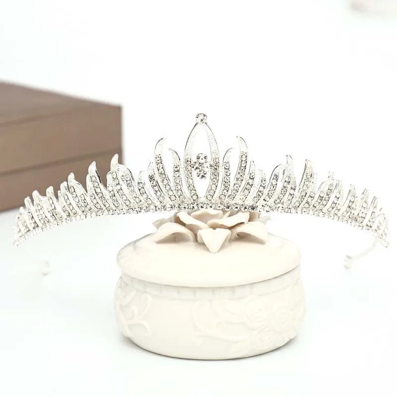 FORSEVEN великолепные ручной работы с украшением в виде кристаллов Стразы тиара