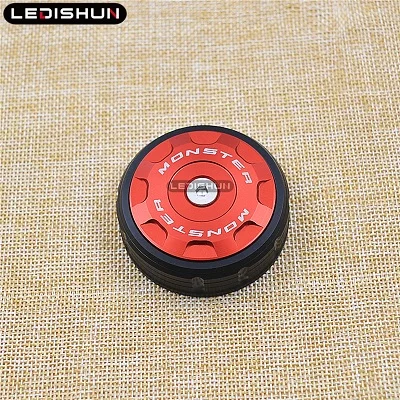 Red-Black Мотоциклетный CNC алюминиевый радиатор, крышка резервуара для воды, крышка, чехол для DUCATI MONSTER 1200 821 1200R 1200S 14-19 крышка радиатора - Цвет: Red-Black