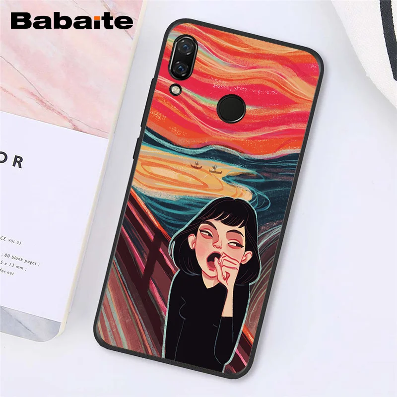 Babaite Kiss Gustav Klimt Ван Гог Звездная ночь звезда чехол для телефона для Xiaomi Redmi8 4X 6A S2 Go Redmi 5 5Plus Note4 5 7 Note8Pro