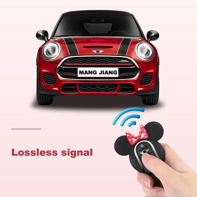 Для Mini Cooper F54 F55 F56 F57 F60 Clubman Countryman One S JCW чехол для ключей в виде мышки, бантик-ушки, милый чехол для ключей в автомобиле, защитные аксессуары