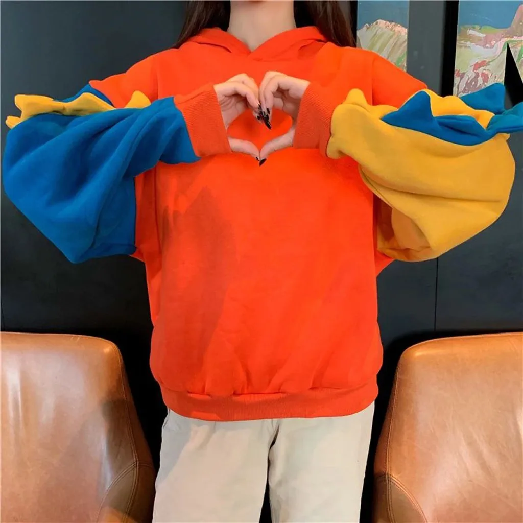 Женский бархатный Свитшот Womail с капюшоном осенние женские милые пуловеры