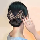 Аксессуары для волос с леопардовым принтом женская Поворотная коллекция волос модное украшение для волос с бантом многофункциональная винтажная повязка для волос женская диадема