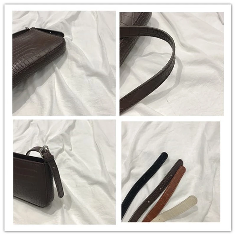 

Messenger Handbags Retro Alligator Pattern Women shoulder bags Flap New PU Leather Casual Solid crossbody bags for women Bolsas