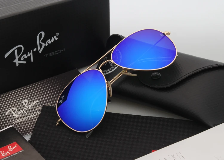 Rayban RB3025 поляризованные солнцезащитные очки мужские RayBan авиационные очки для вождения мужские солнцезащитные очки для мужчин ретро женщин Gafas 3025