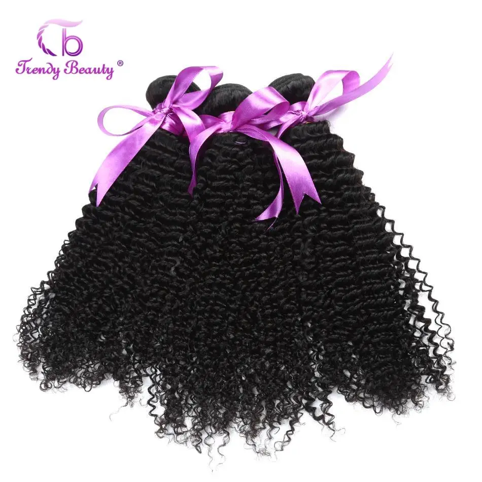 Модные красивые бразильские кудрявые волосы 1/3/4 пучков натуральный черный цвет