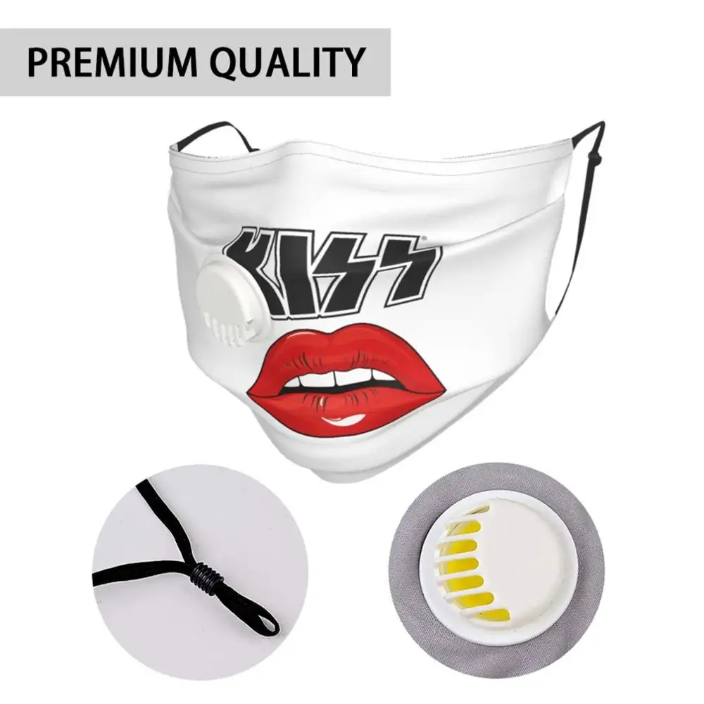 Маска для лица KISS Lips мужчин и женщин многоразовая моющаяся маска ковбоя Джокера