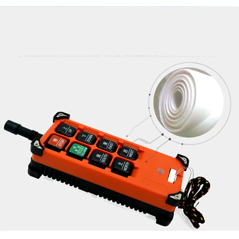 

380V Industrial Remote Controller Switches Hoist Crane Control Lift Crane 1 Transmitter + 1 Receiver F21-E1B