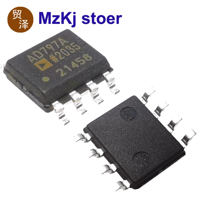 

5PCS AD797A 100% New AD797 Ultralow Distortion Ultralow Noise Op Amp USA ADI Original Taiwan AD797ARZ SOP8