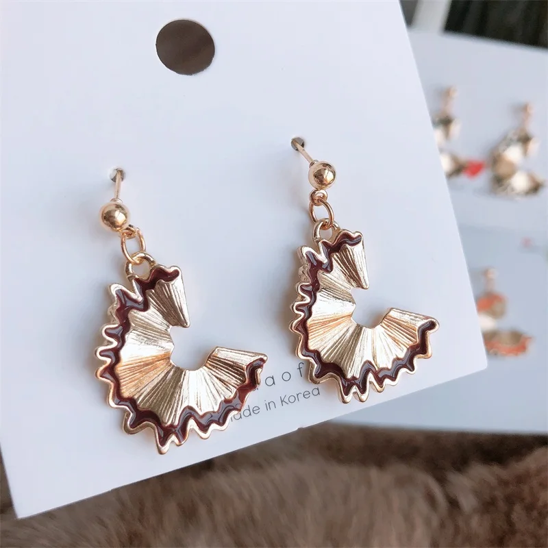 Симпатичные серьги карандаш 2020 точилка для стружек индивидуальные