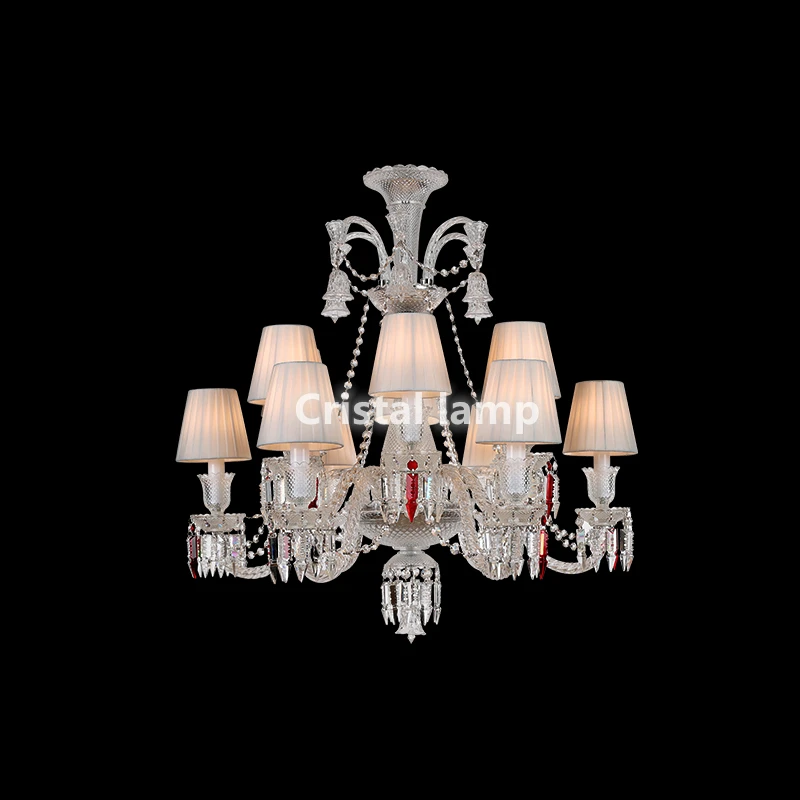 

Baccarat Crystal Light Chandelier K9 Material 12 Light