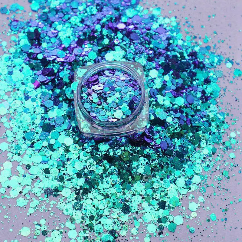 

Chameleons Sequin Cloud Paillette Powder Irregular Glitter Pigment Resin Jewelry N58F