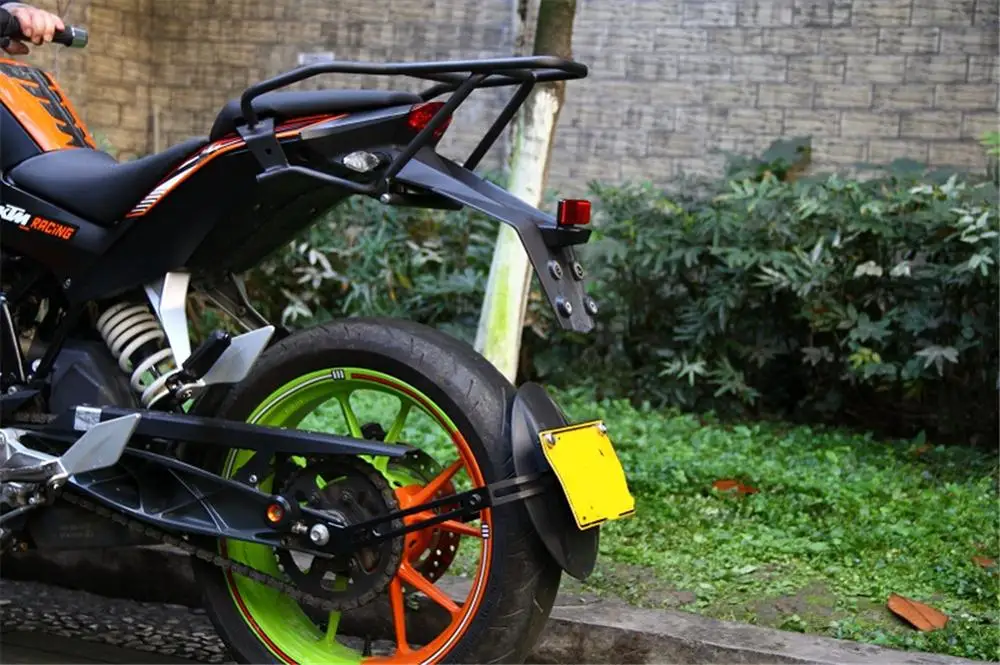 Для KTM DUKE390 DUKE200 DUKE 390 200 задний кронштейн для мотоцикла багажника верхняя коробка