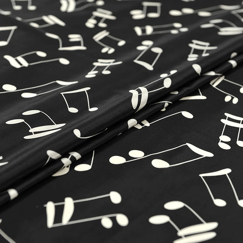 

136m note fairy silk fabric silk cloth dress women's spring and summer new style