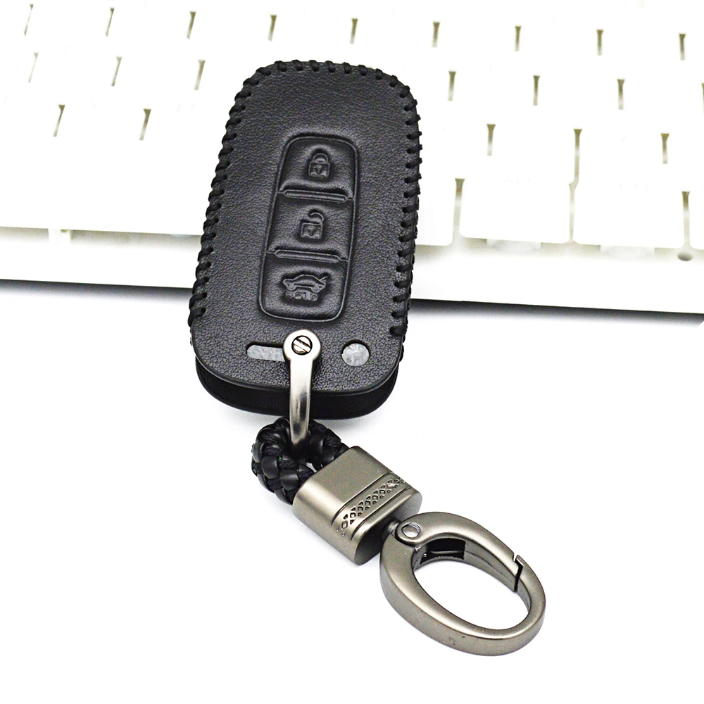 KUKAKEY брелок для автомобильного ключа чехол кожаный брелка KIA Rio 3 4 K2 K5 Sorento Forte K3 Cerato