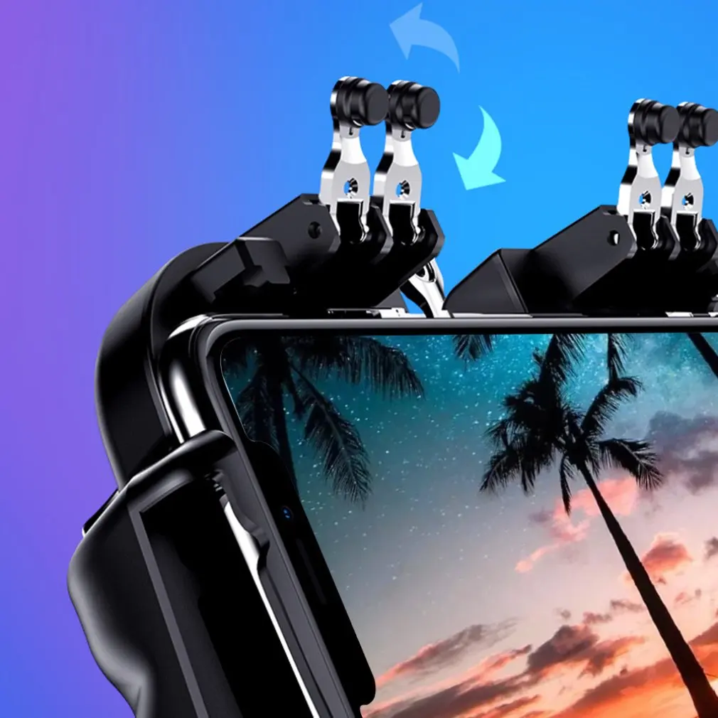 H9 игровой контроллер с вентилятором шесть пальцев джойстик геймпад кулером