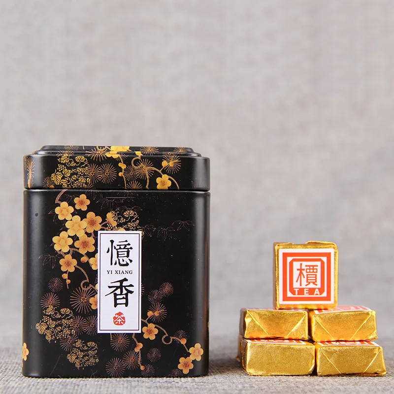 Чай Yunnan Puɾr готовый чай небольшой Chen Xiang приготовленный Tuo квадратный кирпичный