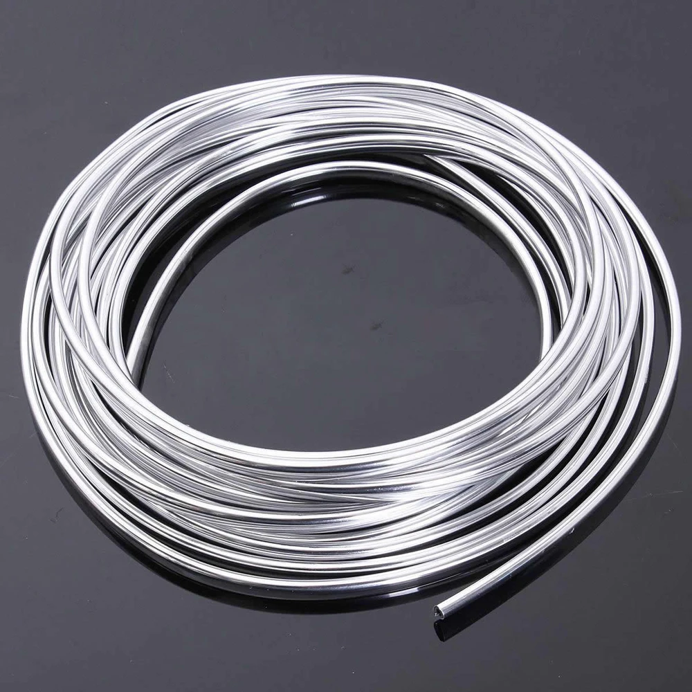 

15M Molding Car Door Edge Trim Strip Scratch Guard Protector Cover Bumper Pad Car Door Seal Chrome Moulding Exterior Parts