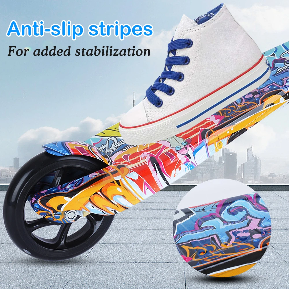 Самокат для детей большие колеса скутера складной самокат малышей От 3 до 8 лет с