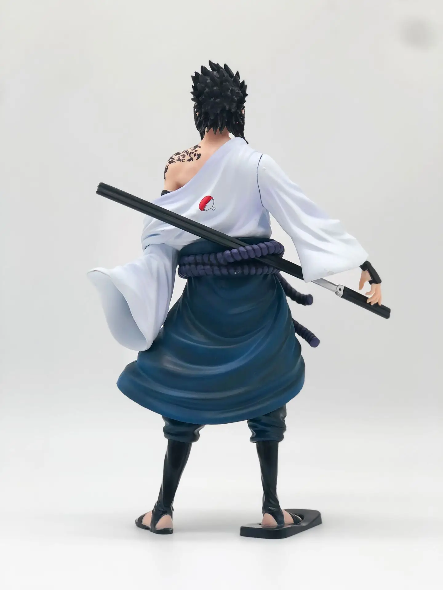 

25CM NARUTO -- Anime Figure Sasuke Classic Battle PVC Action Figure Collectible Model Doll Toys Japanese Anime Figure
