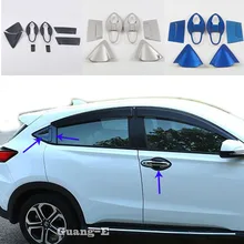 For Honda HRV HR-V Vezel 2019 2020 2021 Cover Protection Trim Stainless Steel External Door Bowl Armrest Lamp Frame Part