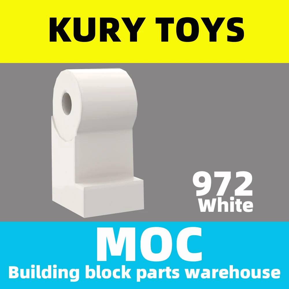

Kury игрушки DIY MOC для 972, запчасти для тела, левая часть ноги