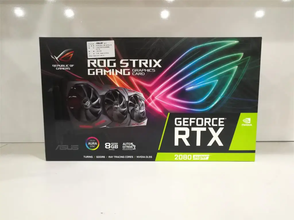 Видеокарта ASUS видеокарта GDDR6 с 4 выходами экрана и поддержкой игр Turing Architecture для