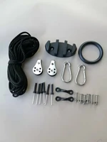 anheart marine boat kayak anchor trolley kit rope cleat pulley block rigging ring