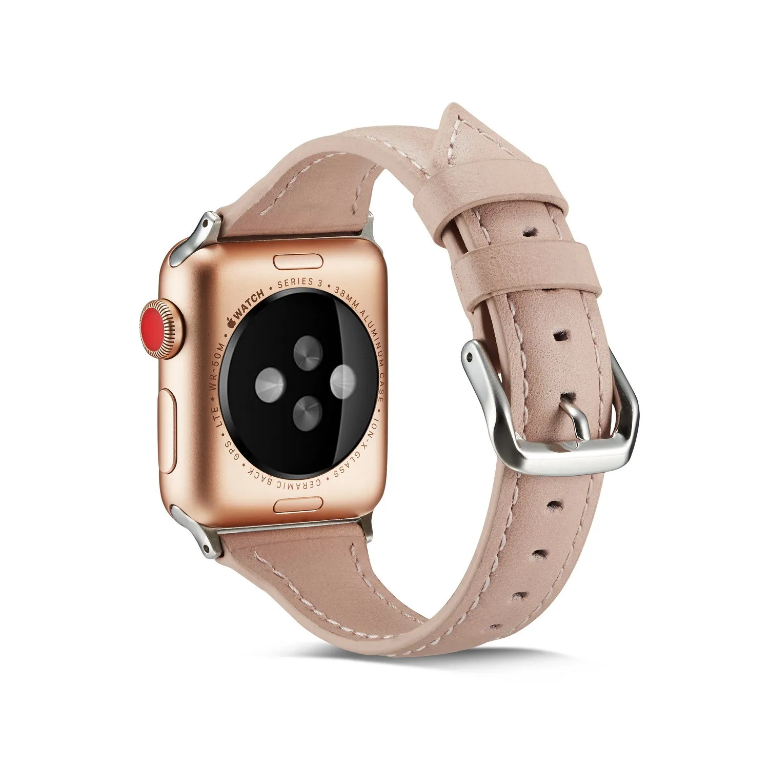 Ремешок из натуральной кожи для часов Iphone Watch 4 44 42 мм I Watch браслеты 40 38 мм ремешки для умных часов для Apple Watch 3/2/1
