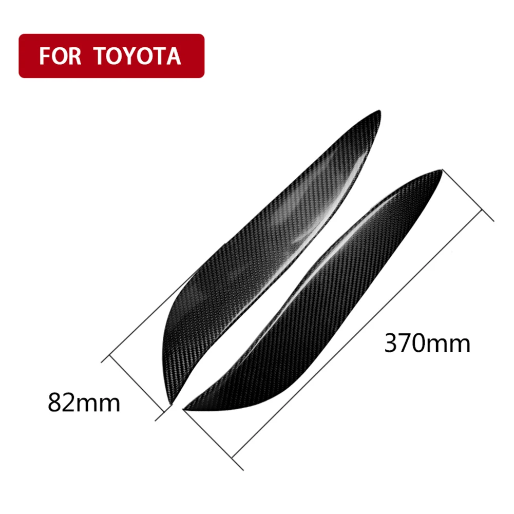 

Headlight Eyelids Headlamp Eyebrows for Toyota Supra 1993-1998 Carbon Fibers Automobile Exterior Accessories
