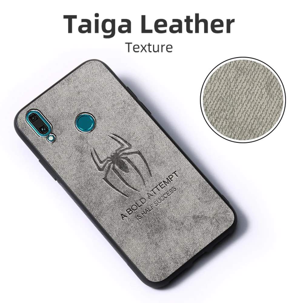 

For Huawei Nova 5T Case Slim Cloth Fabric Back Cover For Huawei Y7A Y9 Prime 2019 Y8p Y7 Y7P Y6 Y5 2018 Nova 6 7 5 4 Soft Cases