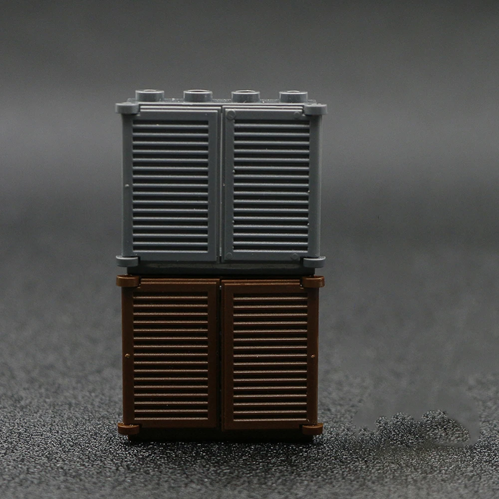 Городские аксессуары строительные блоки 1x4 оконные фигурки друзья дом дверь