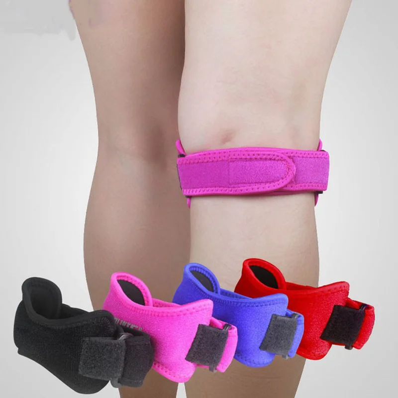 

1PCS Adjustable Knee Patellar Tendon Support Strap Band Knee Support Brace Pads for Running basketball Outdoor Sport