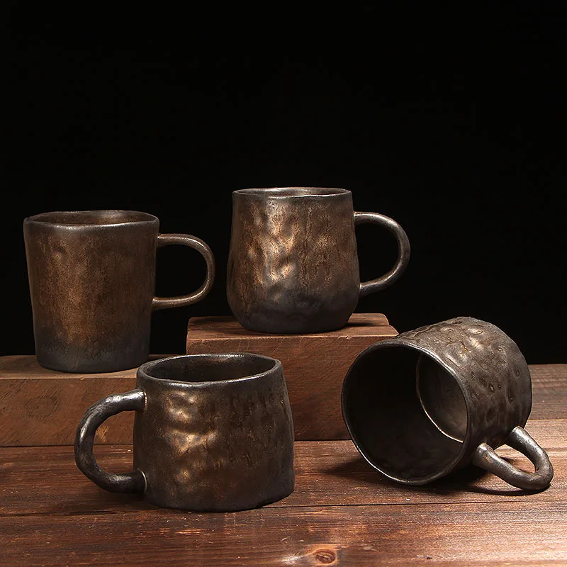 

Kiln ceramic mug Japanese retro Coffee Mug ceramic mug household coffee mug