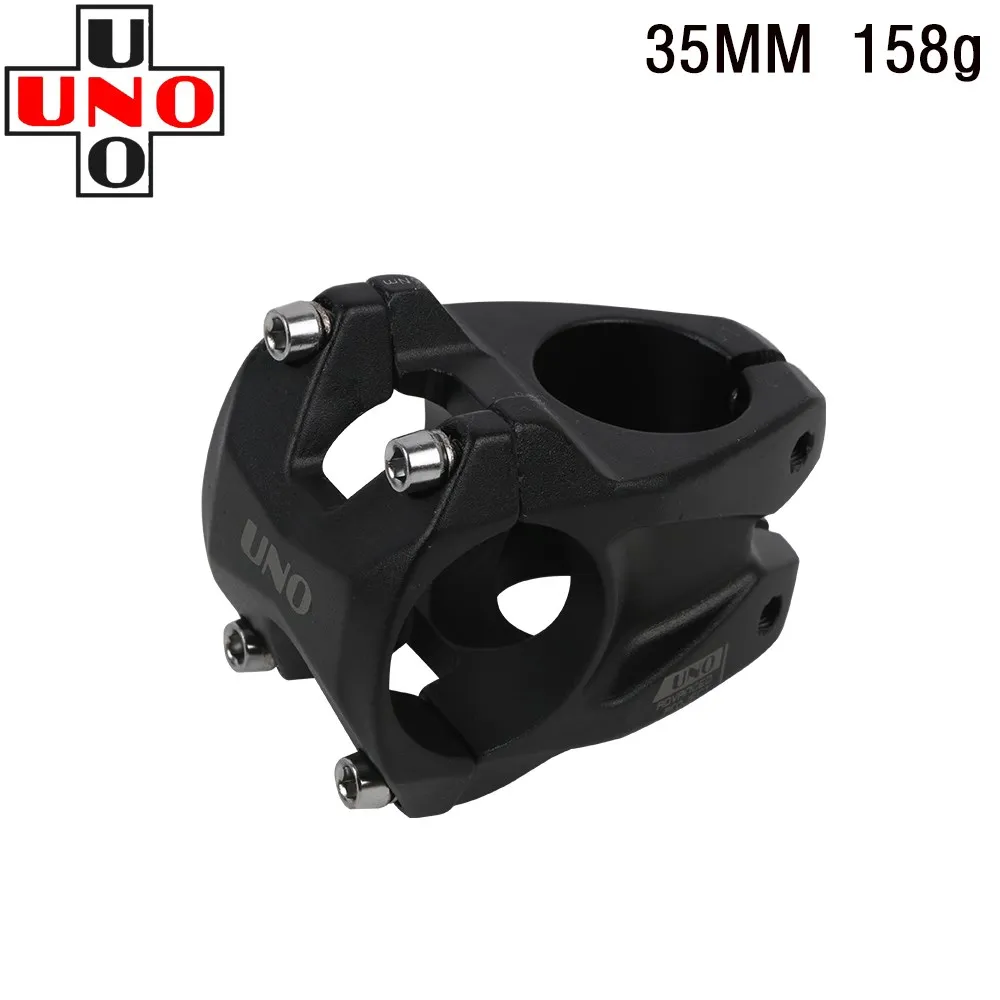 

UNO Mountain Bike 3D Racing Stem DH XC AM 0 Degree 35MM 45MM AL 28.6 X 35mm MTB Mountain Bicycle Hollow Short Stems