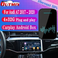 432g carplay ai box for audi a7 2017 2020 avant wireless link wifi escalade android ios mirroring video navigation accessories