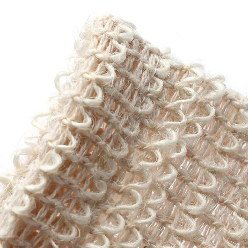 

Shower Bath Sisal Soap Bag Natural Sisal Soap Bag Exfoliating Soap Saver Pouch Holder 20Pcs