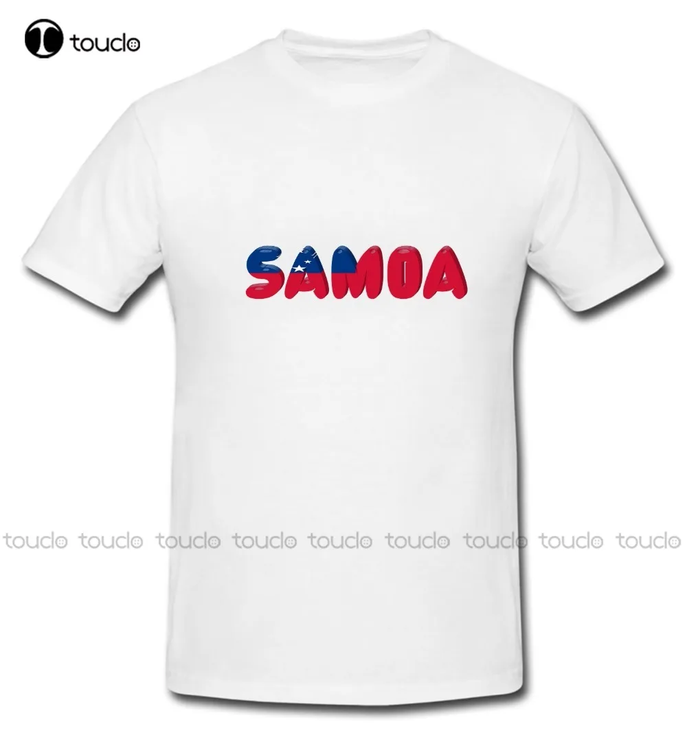 

Хлопковые 3D футболки с крутым дизайном, Самоа, Самоанская футболка, забавная Необычная футболка с национальным флагом страны, картой страны...