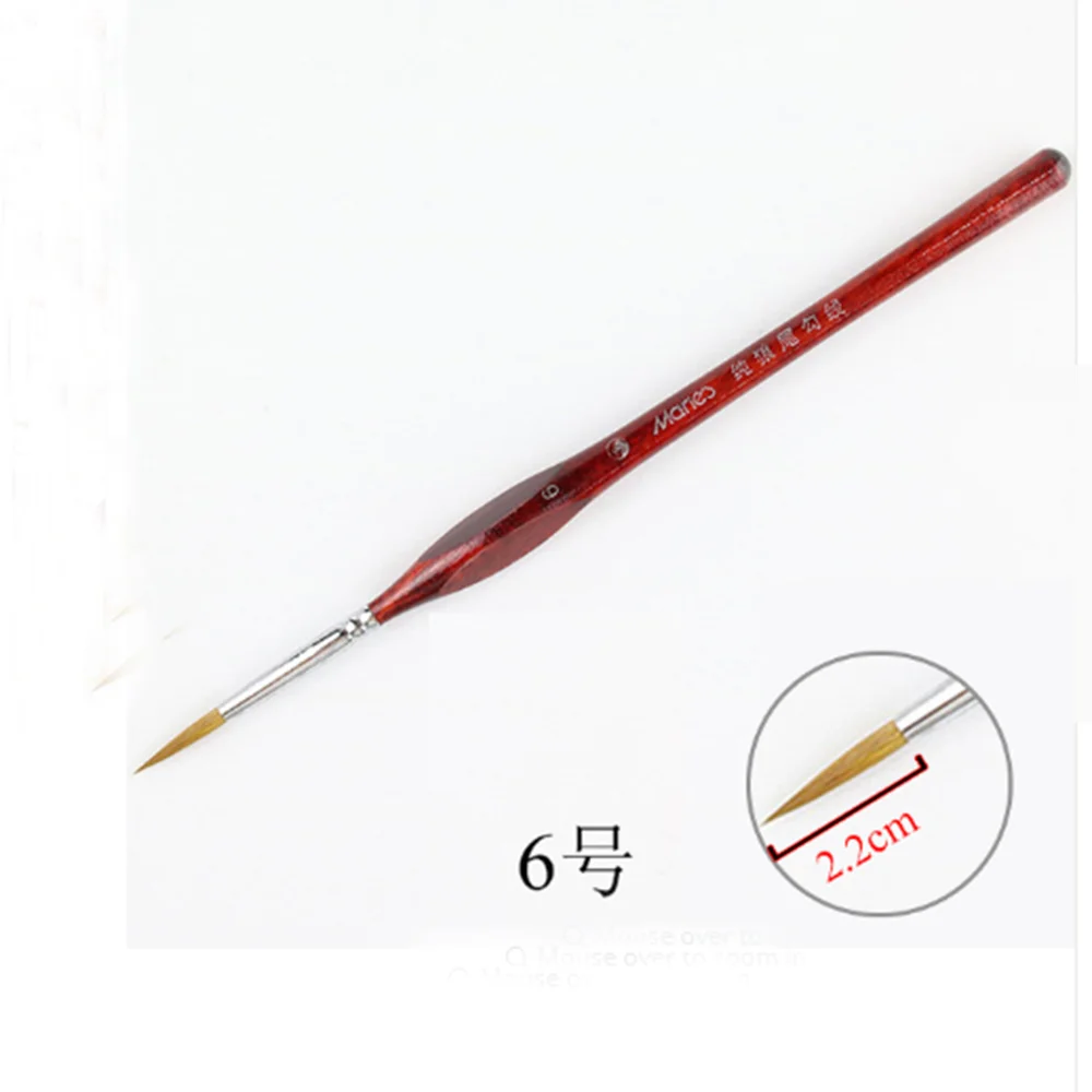 Кисти для рисования 1 шт. миниатюрные кисти мелких деталей акриловые масляные