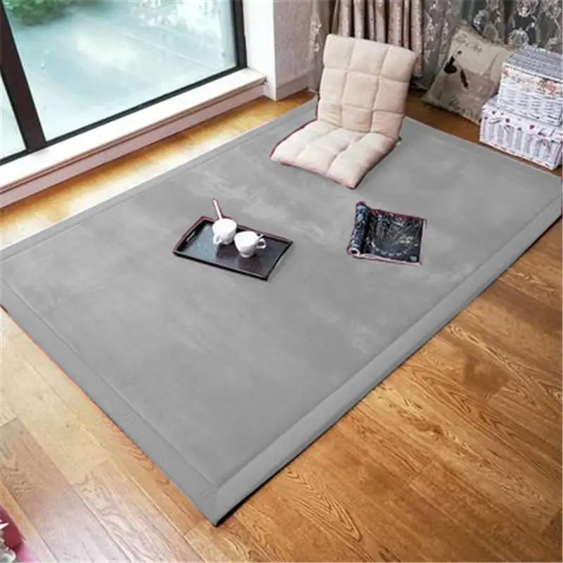 50 новый толстый коралловый флисовый ковер татами коврик для спальни детский