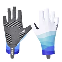 boodun breathable fishing half finger gloves summer sunscreen anti slip outdoor fishing cycling gloves fishing accessories