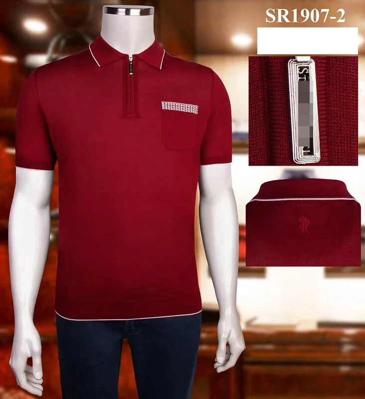 Billionaire Поло рубашка шелковые мужские 2021 Новая повседневная футболка с короткими