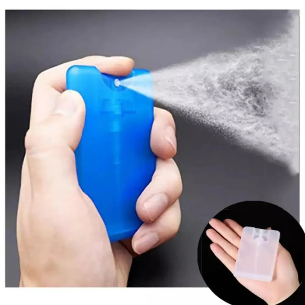 

1Pc High Quality 20Ml Perfume Bottle Card Shape Mini Sprayer Refillable Perfume Atomizer Travel Size Portable Alcohol Spray Tool