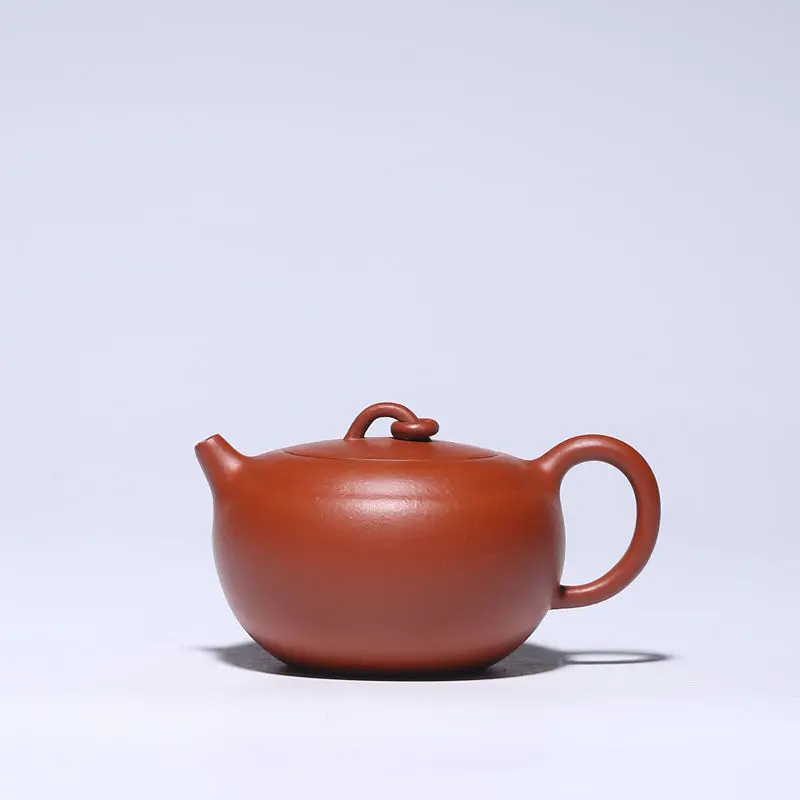 

New Yixing vermilion clay coarse purple clay teapot