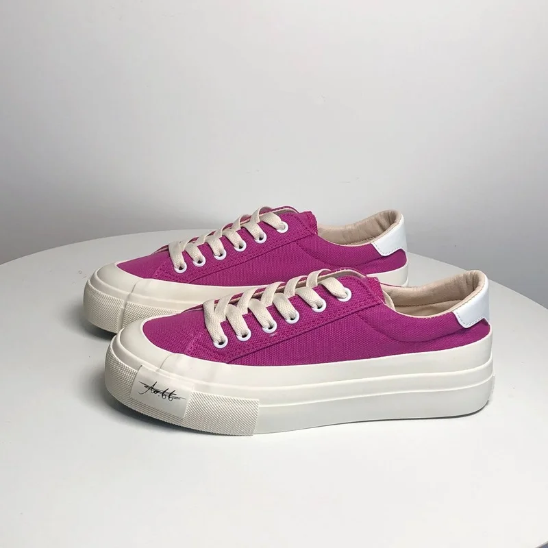 Classics Style Canvas Shoes Women Fashion Sneakers Woman Platform Shoes Ladies Casual Loafers New Flats High Quality Promotion