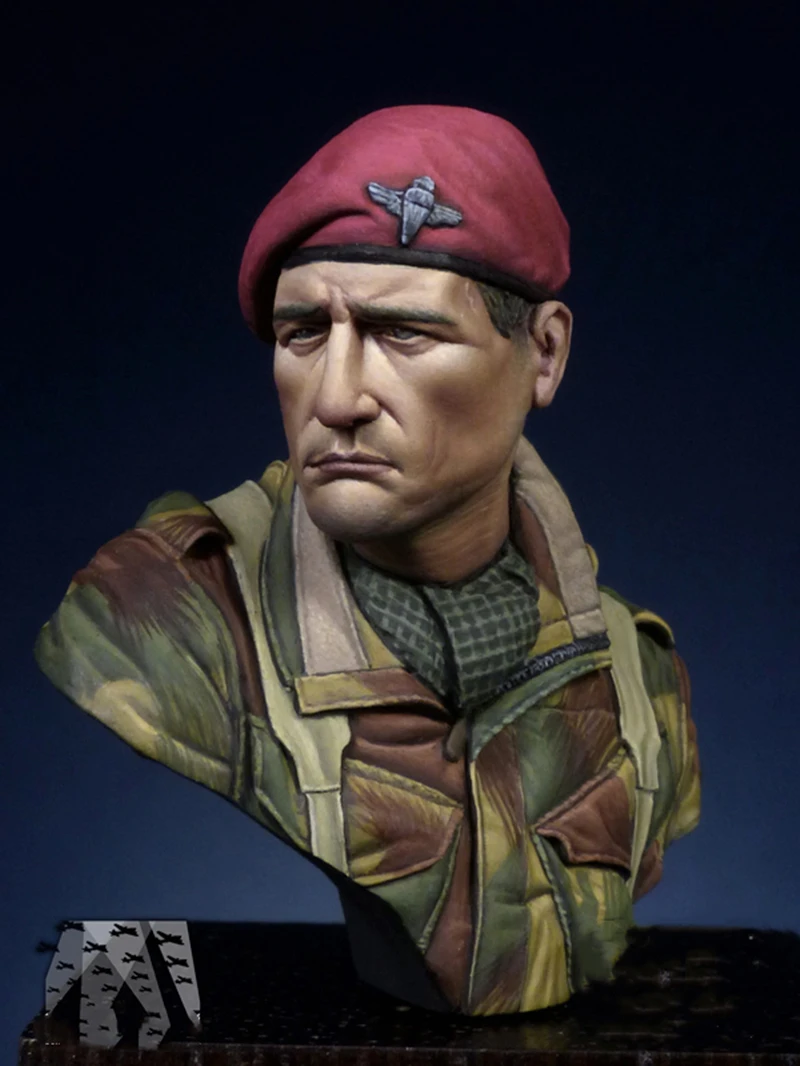 

1/16 Resin bust model kit British Red Devils Paratroopers ww2 unpainted XX85D